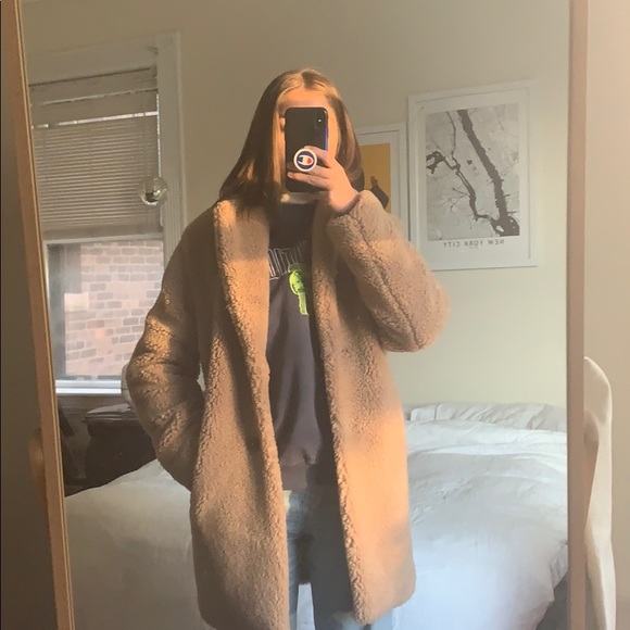 Aritzia Wilfred Free Teddy Coat - Picture 6 of 8